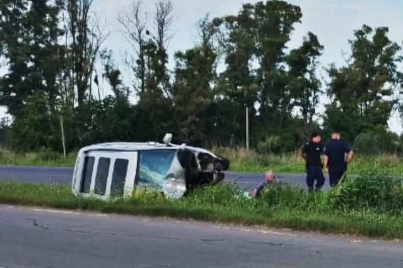 El accidente ocurrió en la ruta 6.