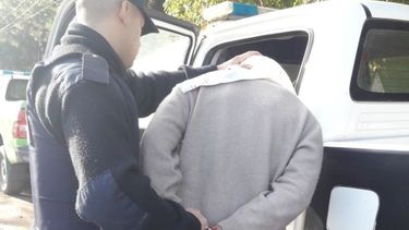 Uno de los tres detenidos..