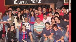 FAMILIA CUERVA. Integrantes de la peña dan un paso fundamental..