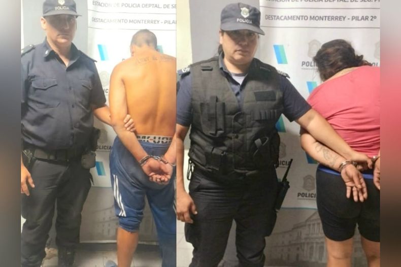 La pareja de agresores fue detenida tras amenazar de muerte a la madre de él.&nbsp;