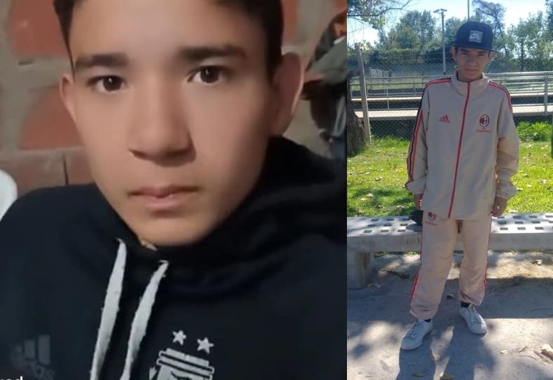 Sebastián llevaba puesto el mismo conjunto deportivo que se ve en la foto.