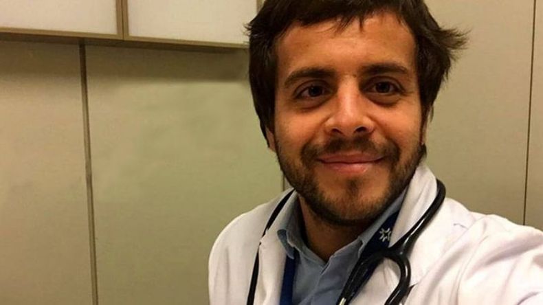 EN PRIMERA PERSONA. Roiter está viviendo el drama de la pandemia en carne propia..