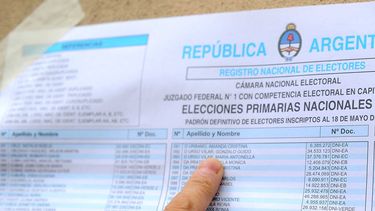Están disponibles los datos de lugar y mesa de votación previstos para las PASO del domingo 13 de agosto.