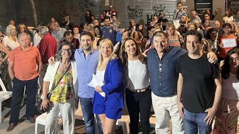 CERCANOS. Abad (der) estuvo a mediados de diciembre en Pilar junto a Zakhem..