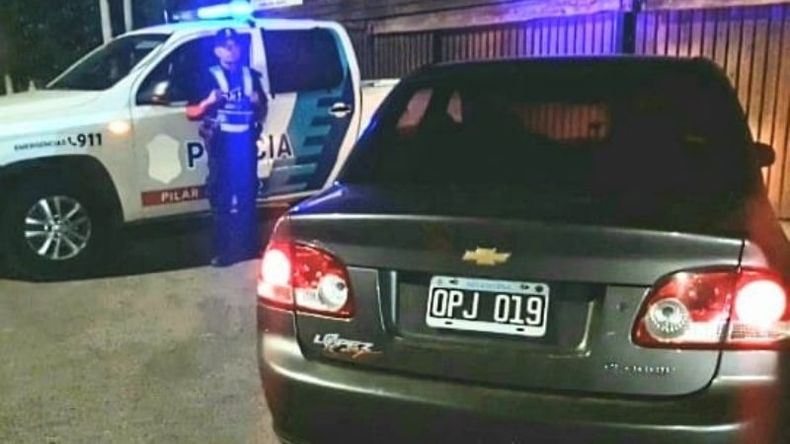 El auto había sido robado en el Partido de La Matanza en abril de este año. .