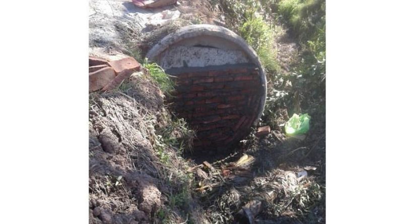 TIEMPOS. La obra finalizada y en funcionamiento, horas después fue clausurada..