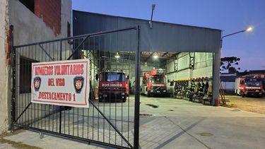 El menor fue llevado por sus padres al Destacamento de Bomberos Voluntarios de Del Viso.&nbsp;