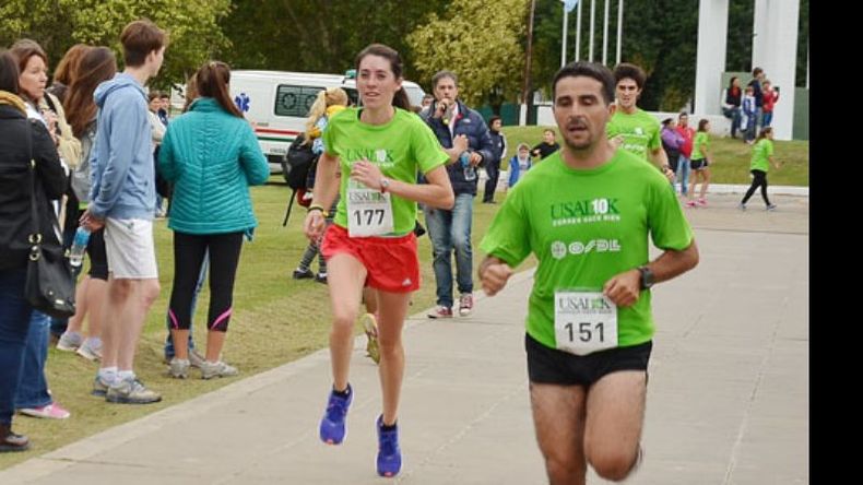LA MEJOR. Sabrina Martínez se impuso en la general de Damas, con 42,17 minutos..