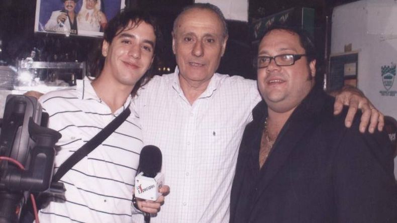 Pinheiro y un recuerdo junto a Leo Mattioli..