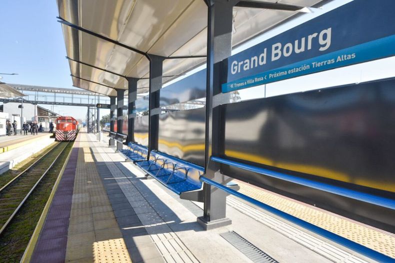 El accidente ocurrió en la estación de trenes de Grand Bourg.