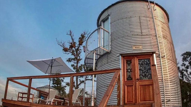 Cerca de Pilar, se puede disfrutar del campo y hospedarse en silos. (Las Marías)..png