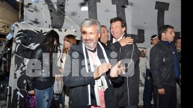 César Mansilla el sábado, cuando todo era alegría..
