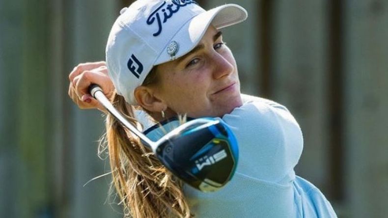 TARJETAS. Maggie cerró rondas de 69, 68 y 70 golpes en el torneo del Ladies Tour..
