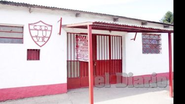 Frente del Club Juventud Unida, fundado en 1955..