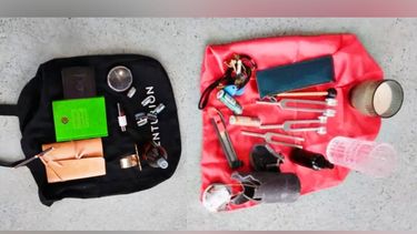 Los elementos sustraídos por el ladrón dentro del local de Pilar del Este. Los elementos sustraídos por el ladrón dentro del local de Pilar del Este.