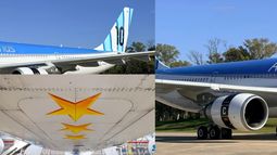 Así es el avión argentino que llevó a la Selección Argentina a Kansas Así es el avión argentino que llevó a la Selección Argentina a Kansas