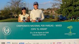 CAMPEONES. Gómez Cisterna y Porta Áraoz, los ganadores de la Copa El Hogar.