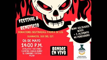 se viene el primer quimico rock solidario