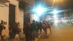 La terminal, cerrada por la caída de un poste