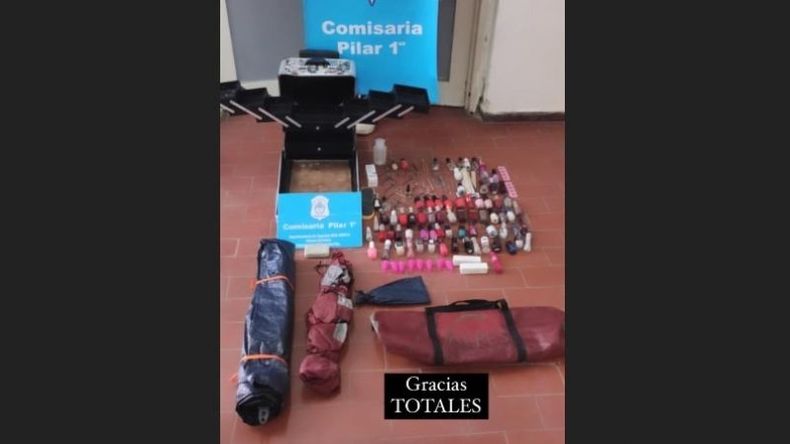 Los elementos recuperados..