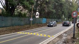 En Chacabuco se colocaron reductores de velocidad..
