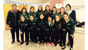 LISTAS PARA EL VIAJE. Las chicas de Pilar, ante una experiencia única. .