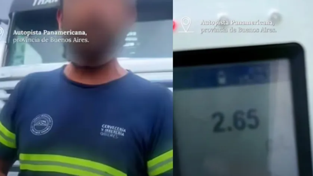 IMPRUDENCIA. El camionero había salido desde Corrientes y conducía con 2,65 g/l de alcohol en sangre.