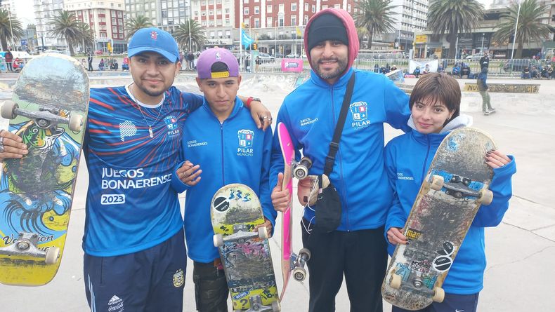 El equipo de Skate de Pilar tuvo una muy buena jornada.