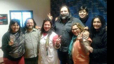 RECLAMO. Los docentes locales respaldaron la denuncia de Baradel..