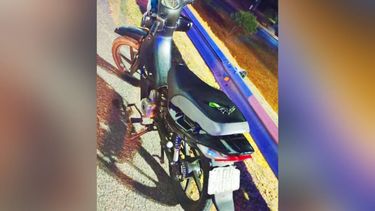 La motocicleta no contaba con impedimento legal para circular.