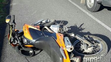 Motociclista herido por choque en Panamericana