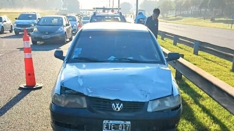 El accidente provocó importantes demoras en el tránsito a la altura del kilómetro 47. .