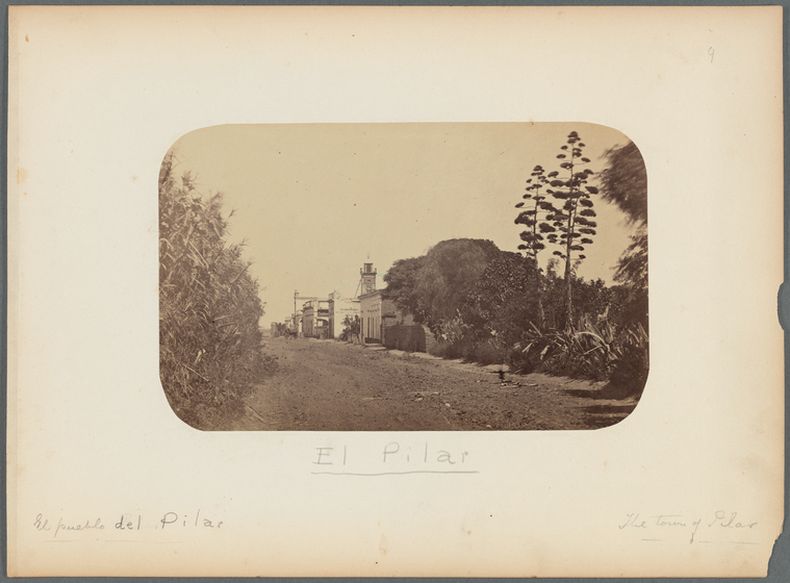 "El Pilar", la foto de Esteban Gonnet conservada en la Biblioteca P&uacute;blica de Nueva York.