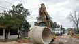 EN OBRA. El Municipio de Pilar apura los trabajos de infraestructura hídrica.