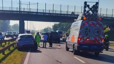 El accidente se produjo en el kilómetro 45 de la Panamericana.