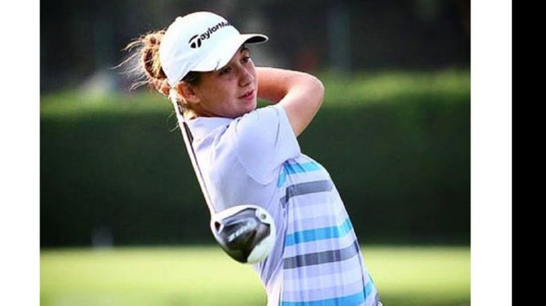 INTERNACIONAL. Macarena se llevó el Junior Elite con 10 golpes de ventaja en su primer éxito fuera del país..