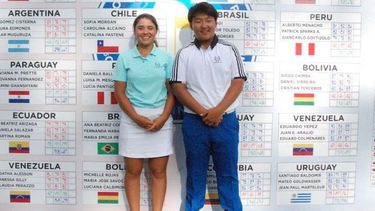 CAMPEONES. Cisterna y Federico Shin, ganadores Individual del PreJuvenil..