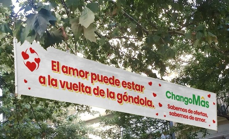 PASACALLES. Parte de la campaña lanzada por ChangoMás.