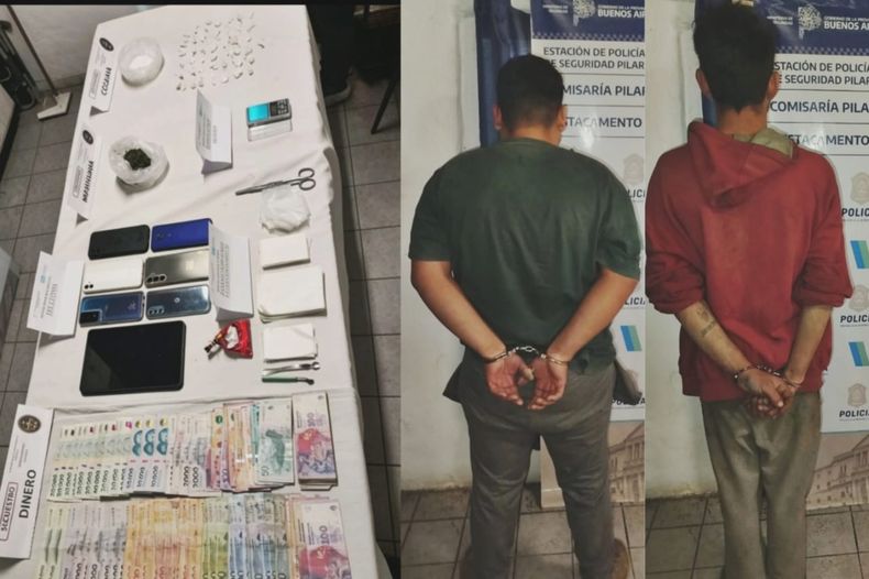 Los dos detenidos vendían drogas en una casa del barrio La Carbonera, de La Lonja.