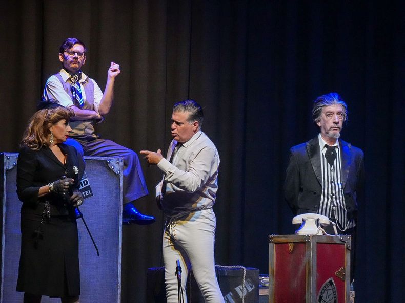 La obra se presentó este sábado en el Teatro Gran Pilar.