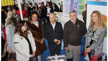 CANDIDATAS. Bortule, Campagnoli y, a la derecha, Leguizamón..