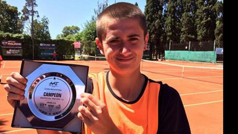 CAMPEÓN. Gagliardo ganó en Córdoba su primer título de la Gira COSAT 2016..