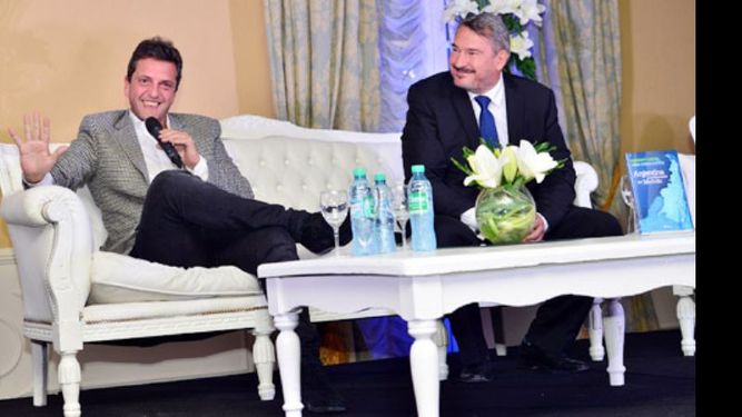 D´Onofrio con Sergio Massa..