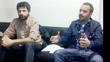 (Diario de Cuyo). Javier Barroso y Thiago Da Rocha Pitta, tras el robo en San Juan..
