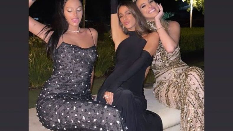Oriana Sabatini, Tini y Lele Pons. .