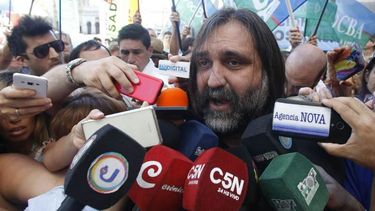 Roberto Baradel, Secretario General de Suteba. .