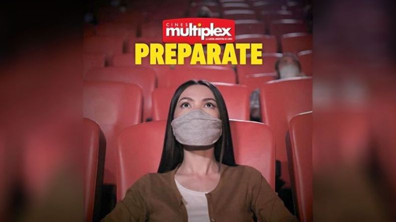 PREPARATE. El afiche con el que Multiplex anunció su vuelta el 3 de marzo..