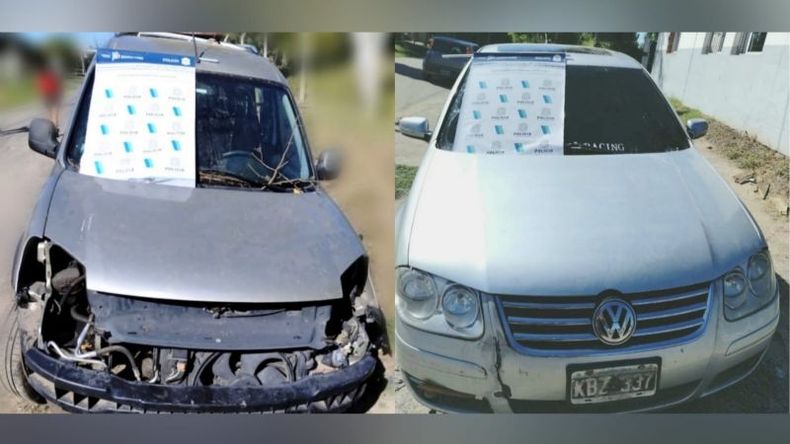 Los autos hallados en el domicilio se encontraban adulterados. .