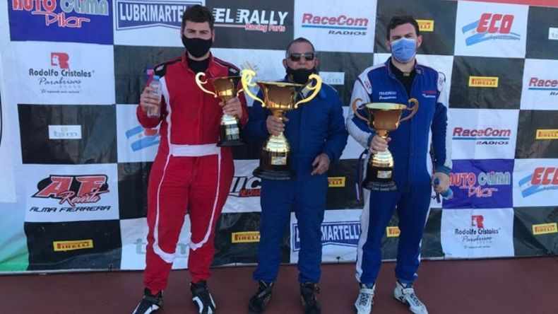 PODIO. Figueredo fue 3º en la primera final de la TC1600..