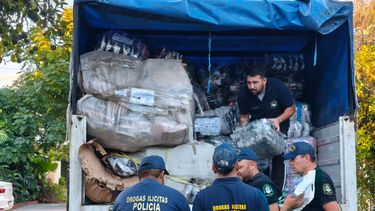 La mercadería secuestrada en operativos fue donada a Bahía Blanca por el Juzgado Federal de Campana.